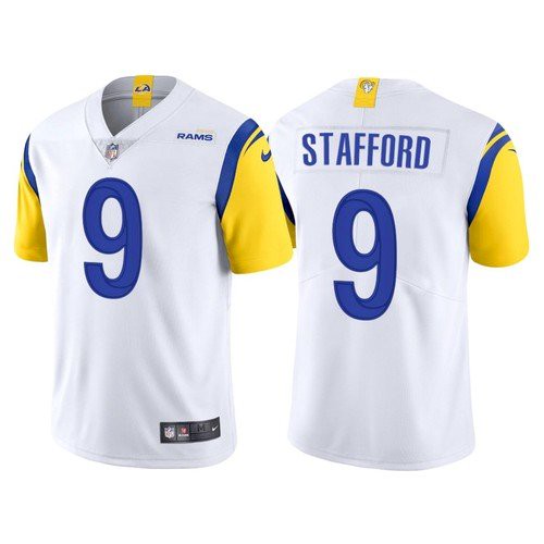 2021 Los Angeles Rams #9 Stafford Modern Throwback Mens White Game Stitched Jersey->los angeles rams->NFL Jersey